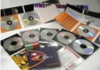 Production of CD and DVD packages